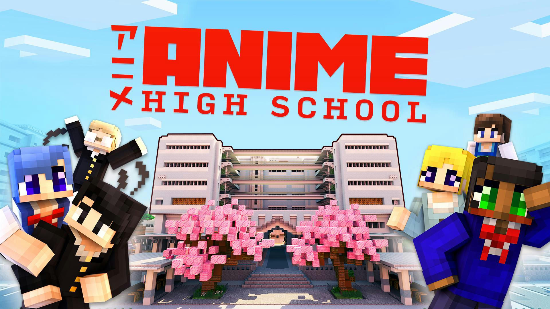 Minecraft Anime Highschool Thumbnail