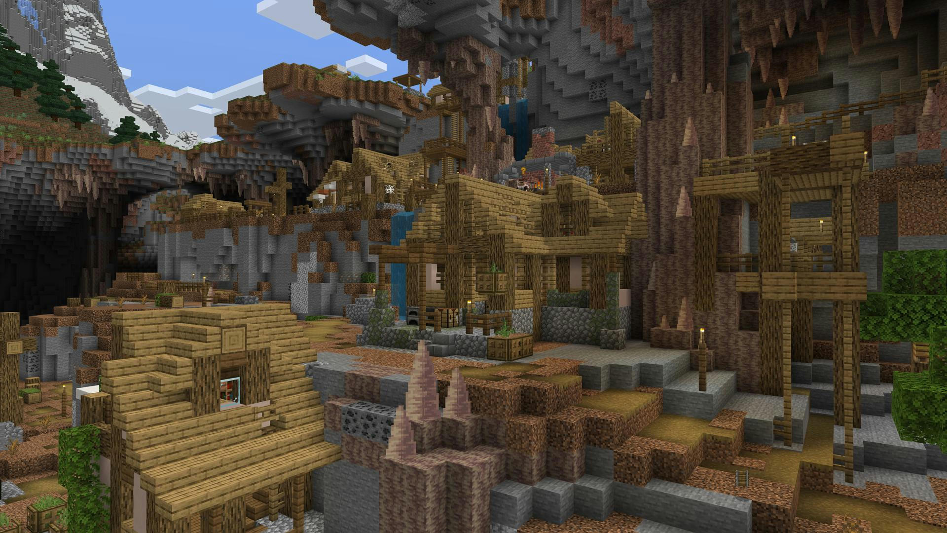 Caves And Cliffs Explorers Destroyed Houses