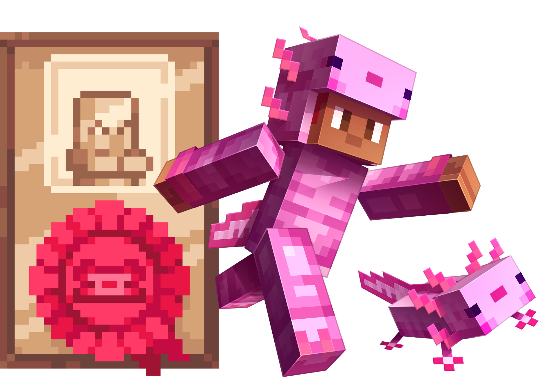 Caves And Cliffs Explorers Quest Completed Axolotl Onesie