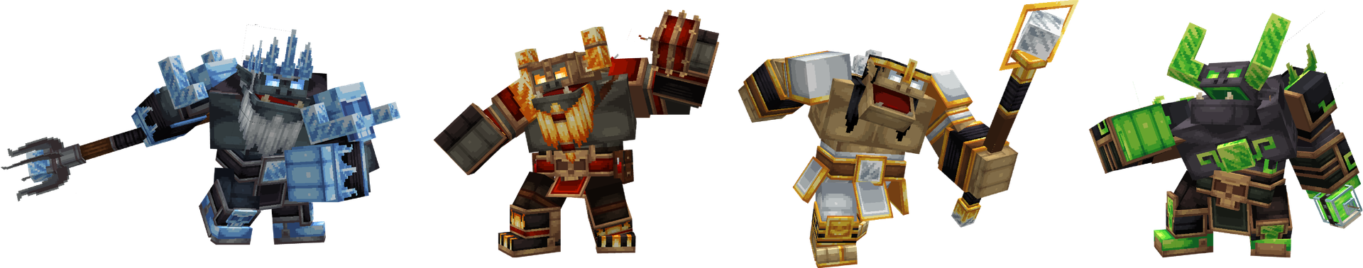 Dragons Minecraft Fire Ice Wind Acid Boss