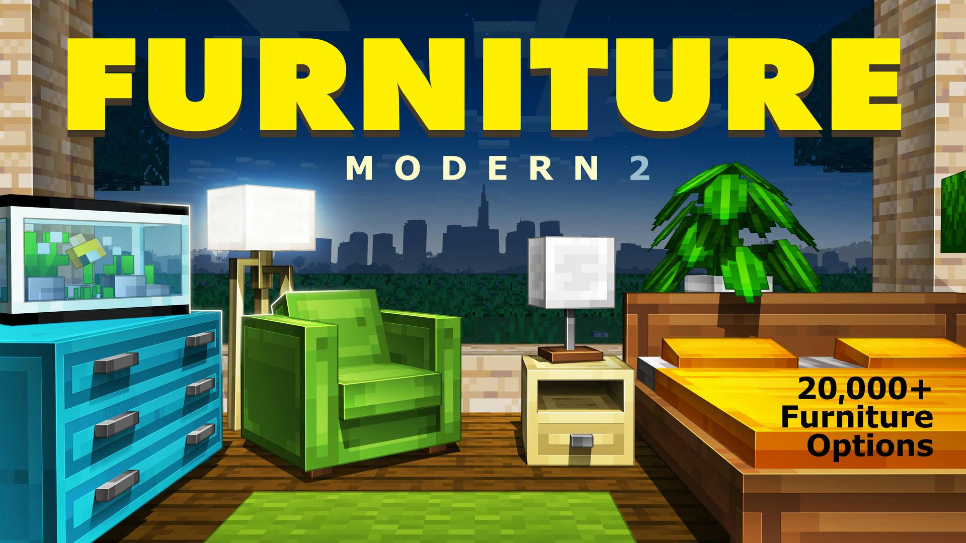 Furniture Modern 2 Minecraft Keyart