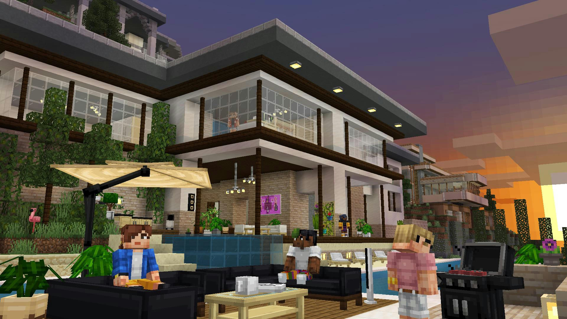 Furniture Modern 2 Minecraft Screenshot Mansion Exterior