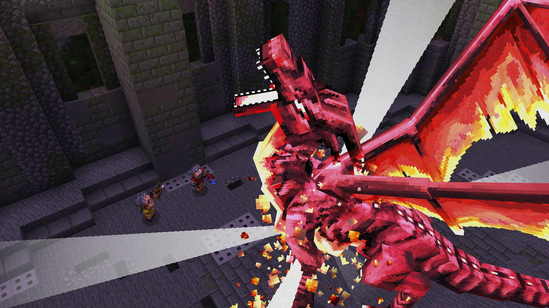 Monsters Plus Plus Minecraft Screenshot Fire Dragon Death