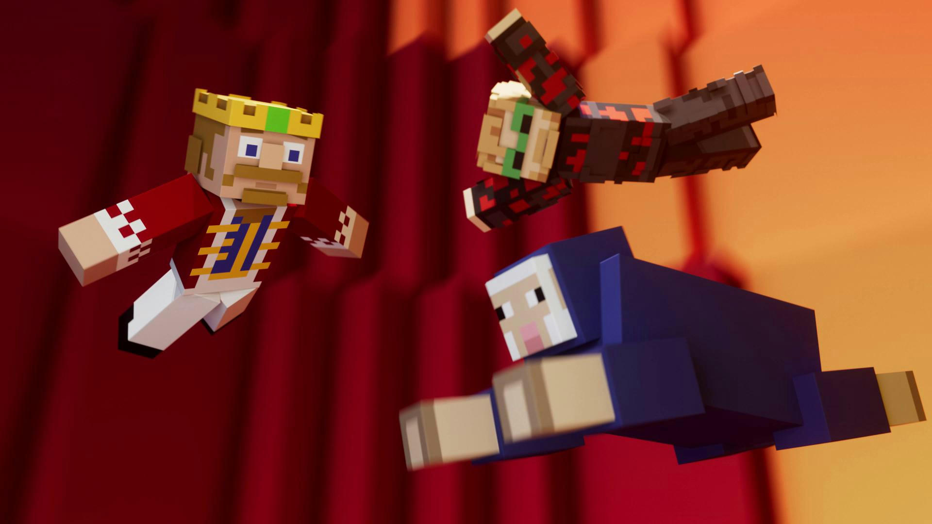 Minecraft Youtube One Trillion Views Minecraft Fallen Kingdom Dropper Waterseep Pewdiepie