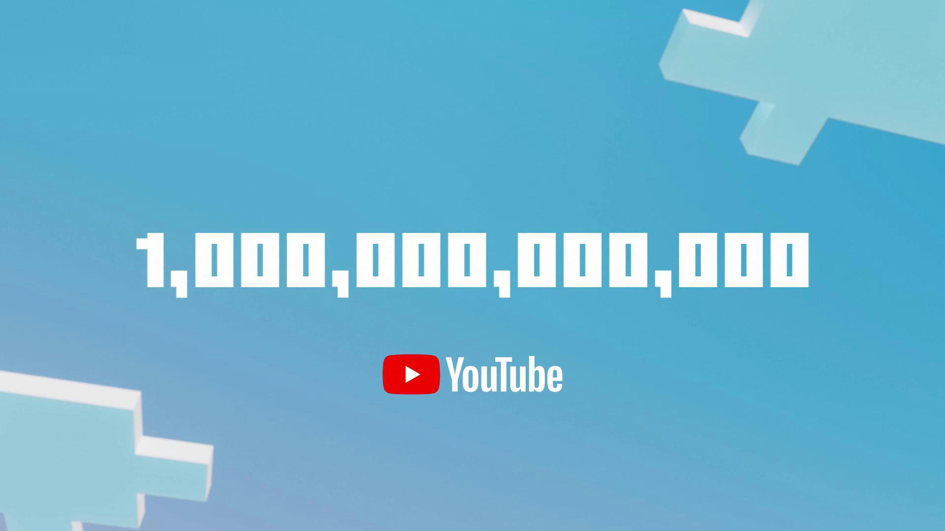 Minecraft Youtube One Trillion Views Minecraft Thumbnail