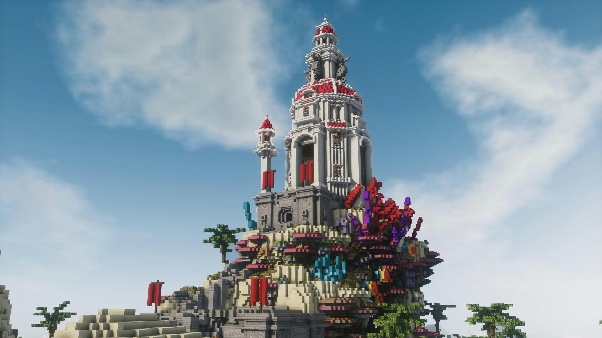 Product Red Creator Cup Minecraft Underwater Castle