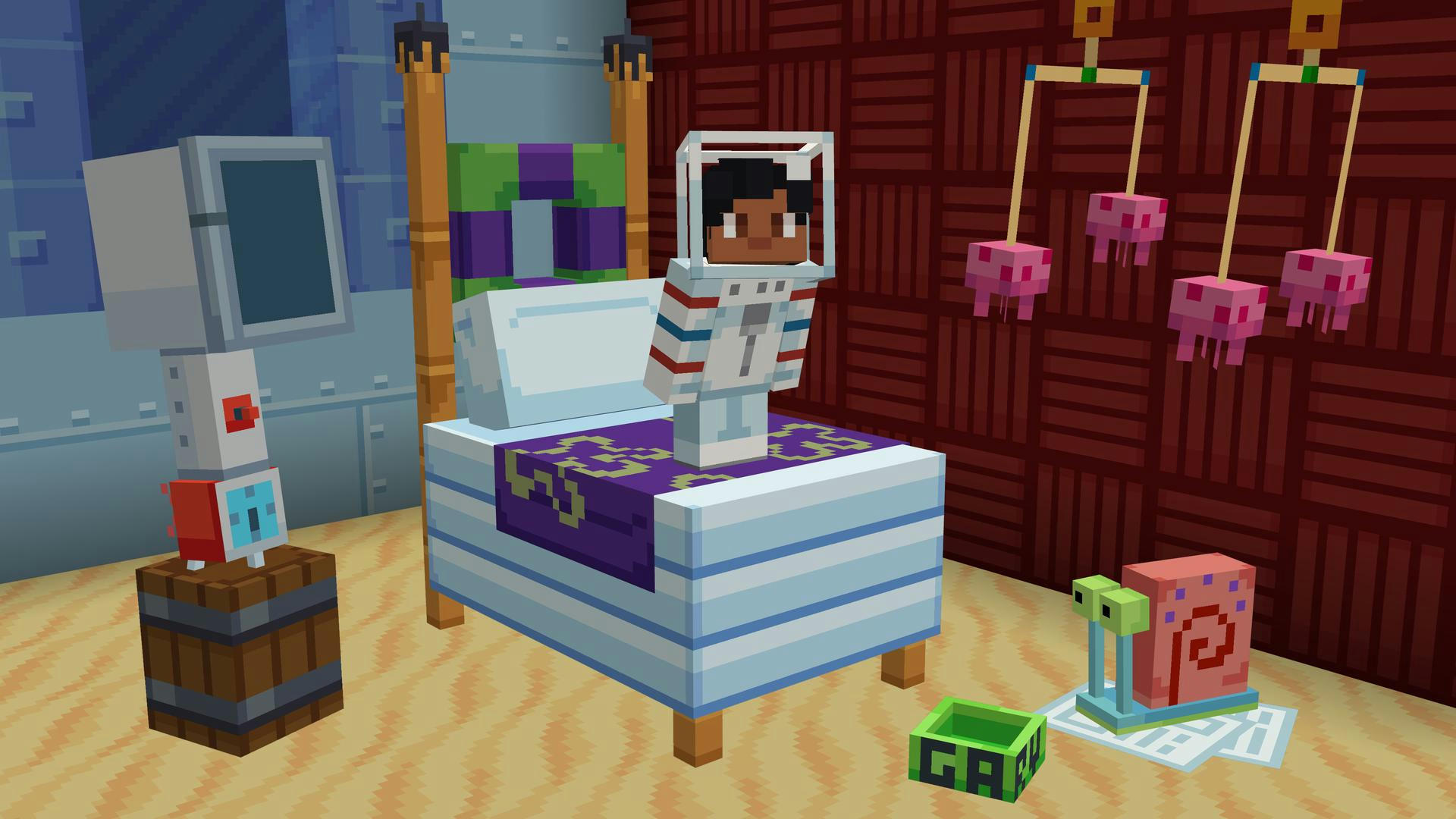 SpongeBob Minecraft SpongeBob Bedroom