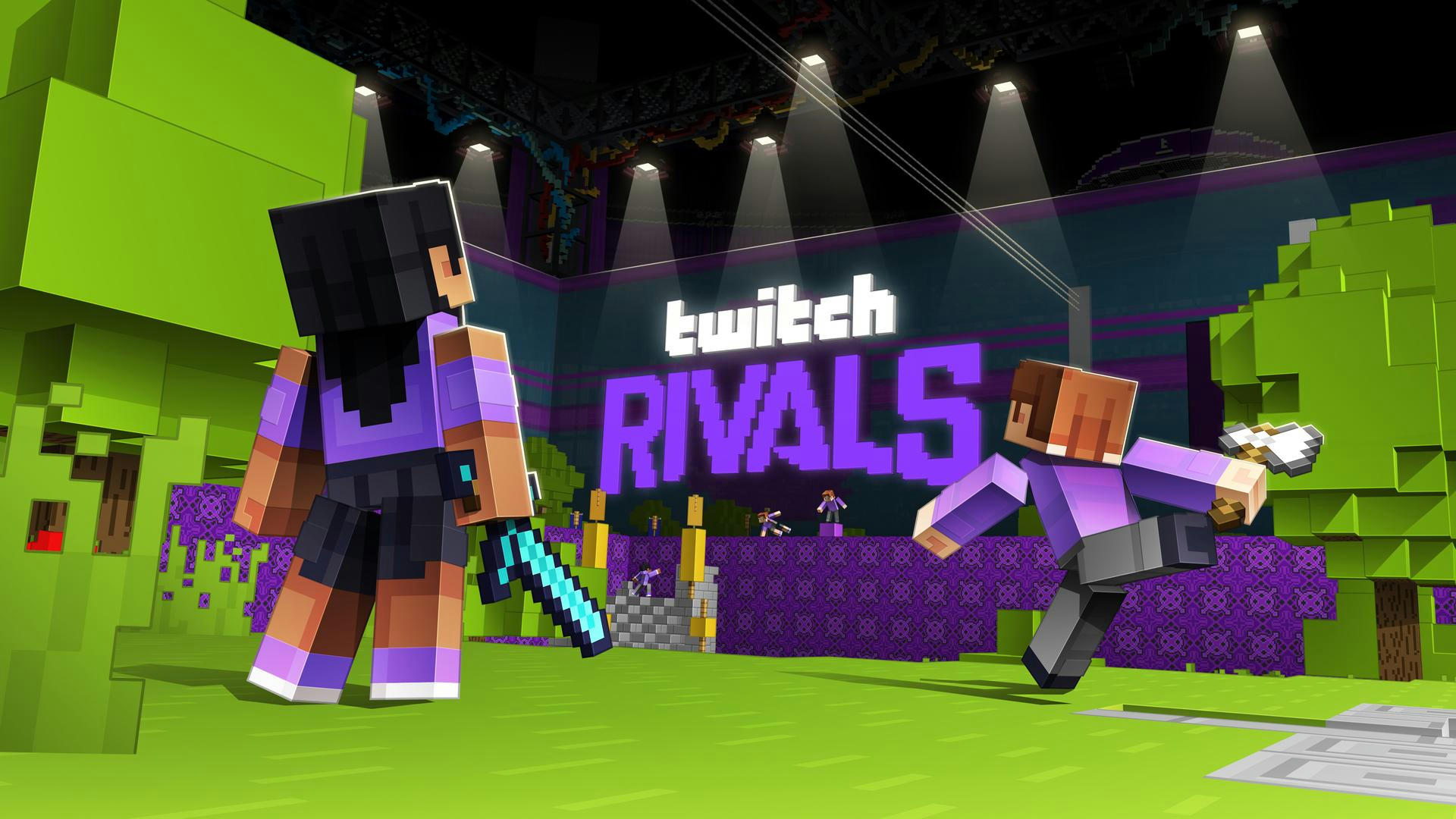 Twitch Rivals Minecraft Lando Norris Invitational Walls